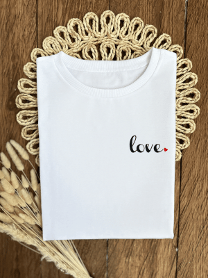 Koszulka z nadrukiem LOVE