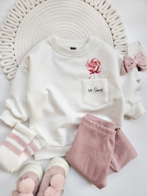 Bluza dziecięca lizak w kieszonce soo sweet