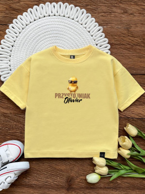 Koszulka dziecięca kurczaczek przystojniak