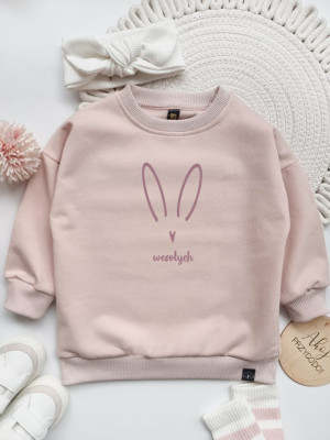 Bluza dziecięca uszy zajączka Wesołych