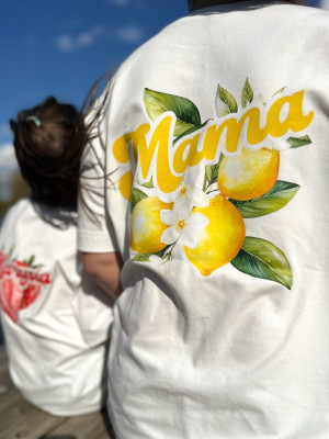 Koszulka damska z nadrukiem owoców