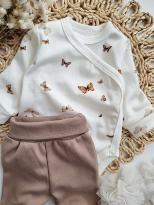 Body kopertowe niemowlęce boho motyle