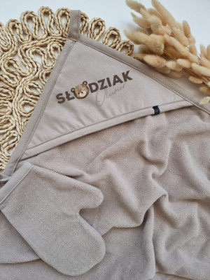 Okrycie kąpielowe z nadrukiem słodziak