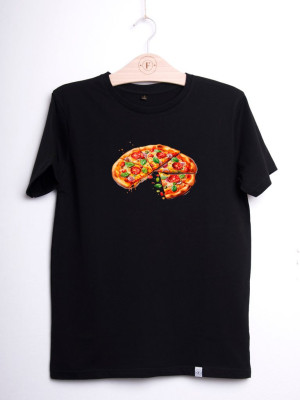 Koszulka męska z nadrukiem pizzy