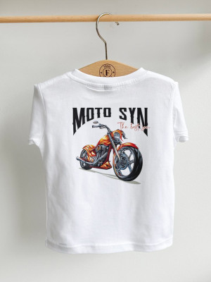Koszulka dziecięca Moto Syn The best son
