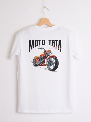 Koszulka męska Moto Tata The best dad