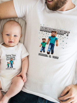 Komplet dla taty i dziecka love you dadcraft