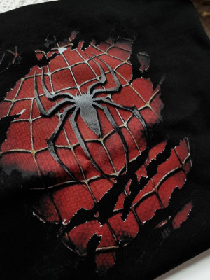 Koszulka męska z nadrukiem spiderman