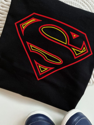 Koszulka męska kolorowy superman