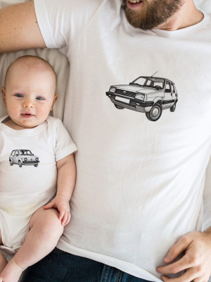 Komplet dla taty i dziecka fiat