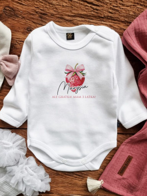 Body niemowlęce ale Gratka! truskawka