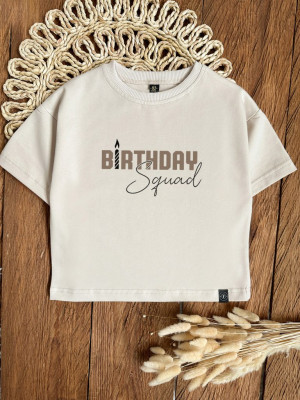 Koszulka dziecięca Birthday Squad
