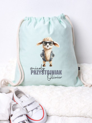 Worek dla dziecka z owieczką niezły przystojniak + imię