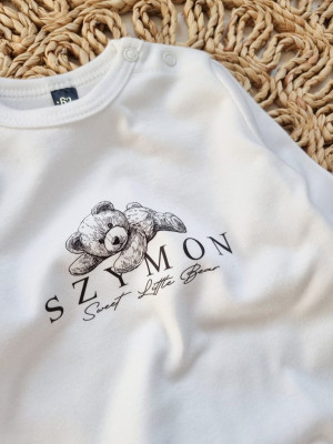 Pajac niemowlęcy misio sweet little bear