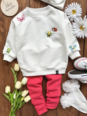 Bluza dziecięca kolorowe robaczki