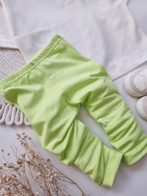Legginsy limonkowe