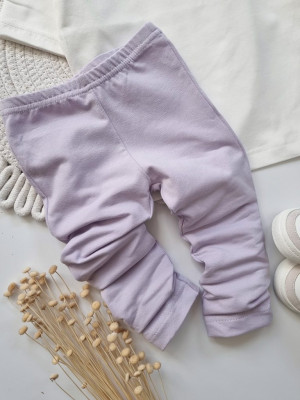 Legginsy liliowe