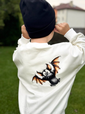 Bluza dziecięca z nadrukiem nietoperza