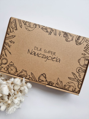 Ozdobne pudełko dla super nauczyciela