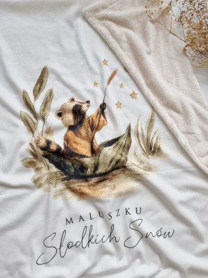 Kocyk dla niemowląt leśne słodziaki słodkich snów