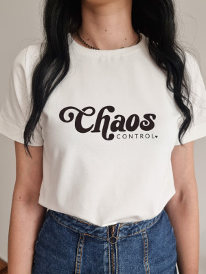 Koszulka damska z nadrukiem Chaos control