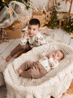 Bluza dziecięca niedźwiadki w lesie