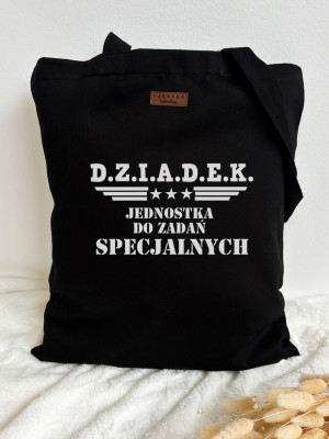 Torba z nadrukiem Dziadek do zadań specjalnych