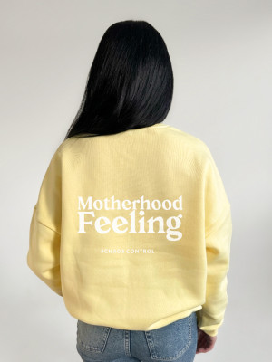 Żółta bluza damska motherhood feeling