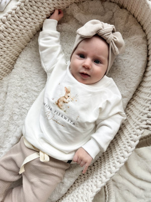 Bluza dziecięca z zajączkiem moja pierwsza Wielkanoc