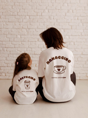 Komplet koszulek mamaccino babyccino
