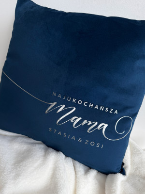 Poduszka welurowa najukochańsza Mama na świecie