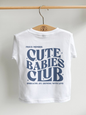 Koszulka dziecięca z nadrukiem cute babies club