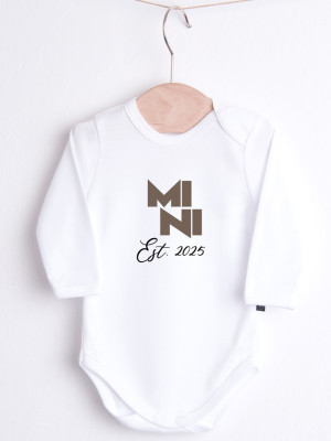 Body niemowlęce z nadrukiem mini est.