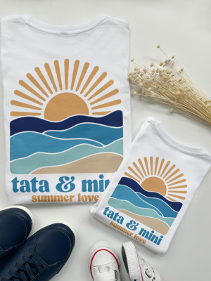 Komplet dla taty i dziecka summer love