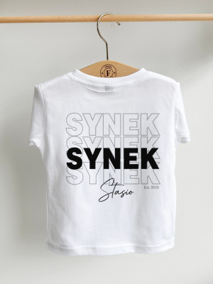 Koszulka dziecięca dla synka z imieniem