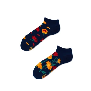 Skarpetki Flower Power Navy low