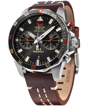 Zegarek męski Vostok Europe N1 Rocket Chrono Limited Edition 6S21-225A618