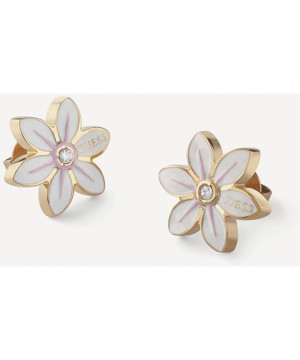 Kolczyki Guess White Lotus JUBE04135JWYGWHT-U