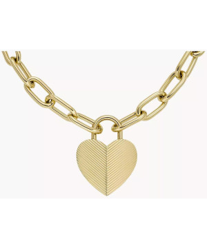 Naszyjnik Fossil Harlow Linear Texture Heart JF04656710