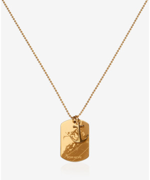 Naszyjnik Tom Hope Island Tag Gold TM0625