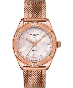Zegarek damski Tissot PR 100 Sport Chic T101.910.33.151.00 (T1019103315100)