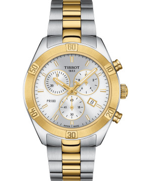 Zegarek damski Tissot PR 100 Sport Chic Chronograph T101.917.22.031.00 (T1019172203100)
