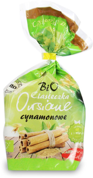 CIASTKA OWSIANE CYNAMONOWE BEZ DODATKU CUKRÓW BIO 150 g