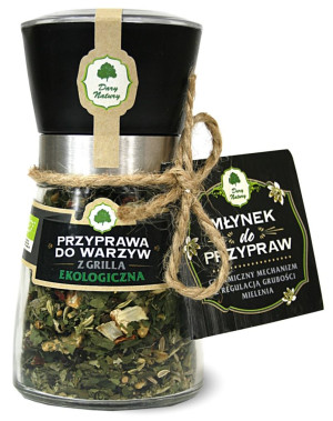 PRZYPRAWA DO WARZYW Z GRILLA W MŁYNKU BIO 50 g