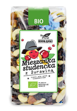 MIESZANKA STUDENCKA Z ŻURAWINĄ BIO 400 g