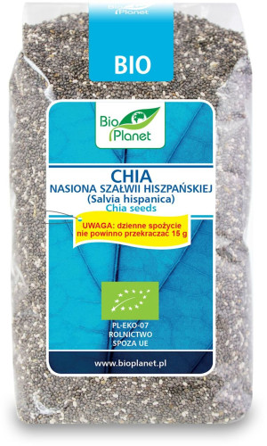 NASIONA CHIA (SZAŁWII HISZPAŃSKIEJ) BIO 400 g