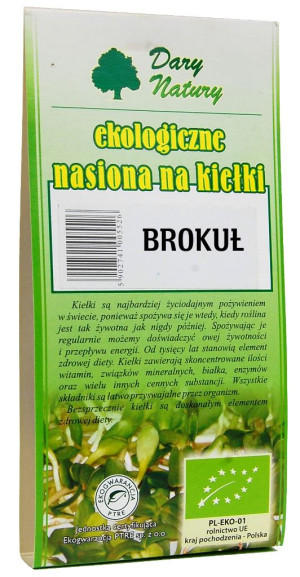 NASIONA BROKUŁU BIO NA KIEŁKI 30 g