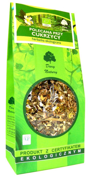 HERBATKA POLECANA PRZY CUKRZYCY BIO 150 g