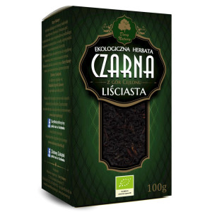 HERBATA CZARNA LIŚCIASTA BIO 100 g