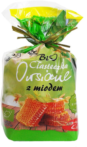 CIASTKA OWSIANE Z MIODEM BIO 150 g